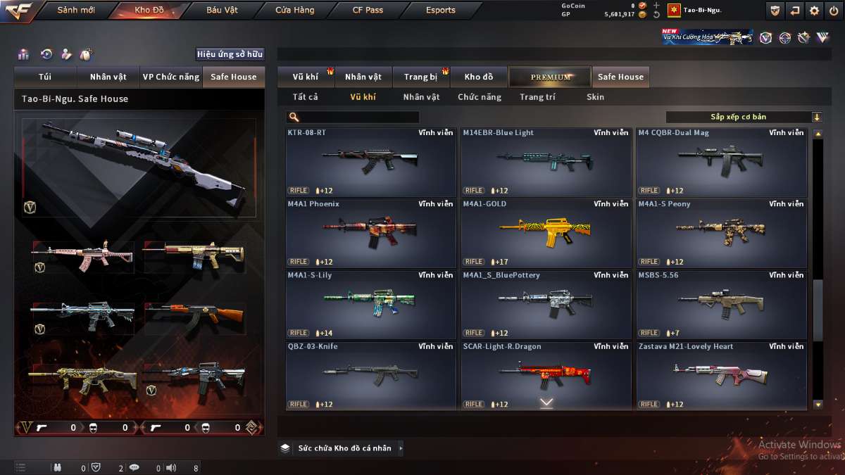 shop acc cf uy tin gia re